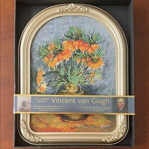 Vincent van Gogh Framed Floral Painting in Gold Frame